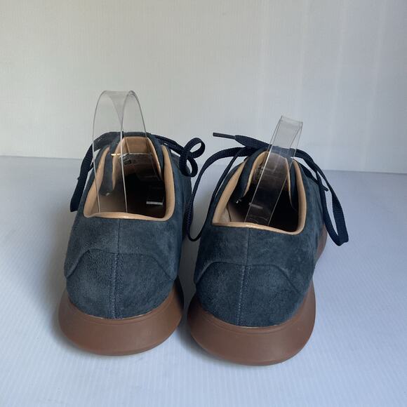 Under Armour Suede Sneakers Blue Gum Sole Casual Shoes Size 9.5 main image 4